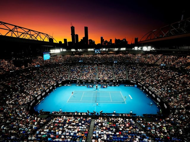 Der Melbourne Park. Der Melbourne Park.