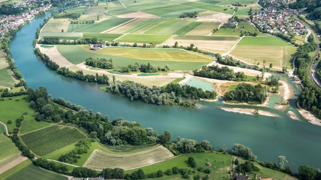 Rhein von oben Rhein von oben
