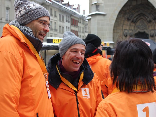Mike La Marr, Dani Fohrler und Regi Sager im Gespräch.