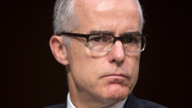 McCabe war stark in die Russland-Untersuchung involviert. McCabe war stark in die Russland-Untersuchung involviert.