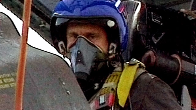 Putin im Kampfjet. Putin im Kampfjet.