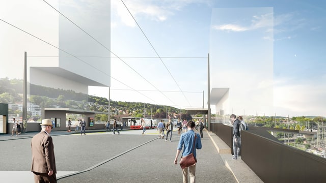 Visualisierung «Projekt Grüze» in Winterthur Visualisierung «Projekt Grüze» in Winterthur