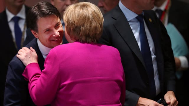 Conte mit Merkel Conte mit Merkel