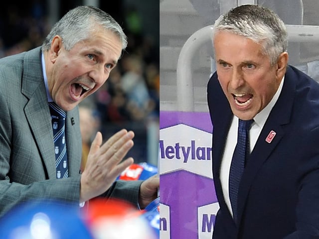 Bob Hartley als Lions-Coach und als lettischer Nationaltrainer. Bob Hartley als Lions-Coach und als lettischer Nationaltrainer.