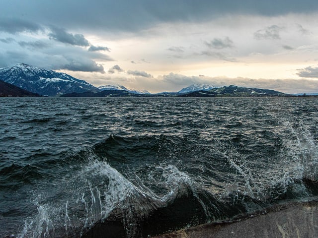 Wellen auf dem See Wellen auf dem See