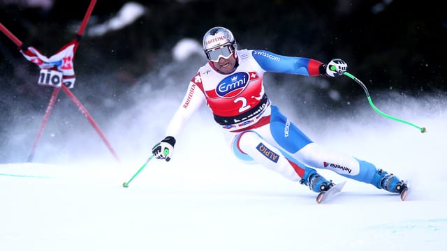 Schladming 2013 Zurbriggen fährt den WMSuperG Sport SRF