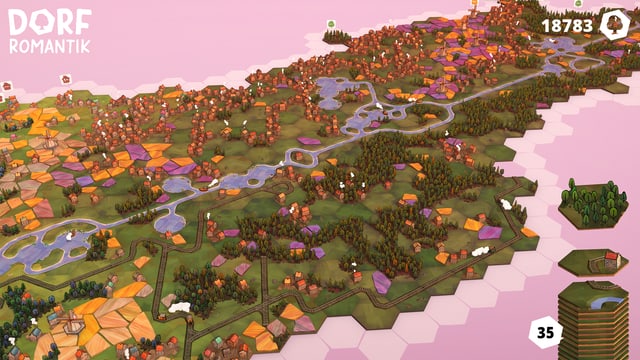 Das kleine Dorf wird allmählich zum Grossbauprojekt. Das kleine Dorf wird allmählich zum Grossbauprojekt.