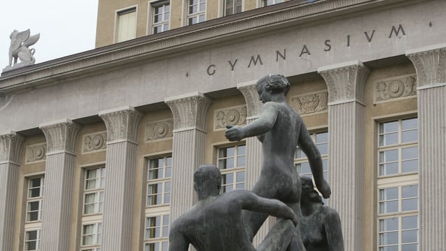 Fassade des Berner Kirchenfeld-Gymnasiums Fassade des Berner Kirchenfeld-Gymnasiums