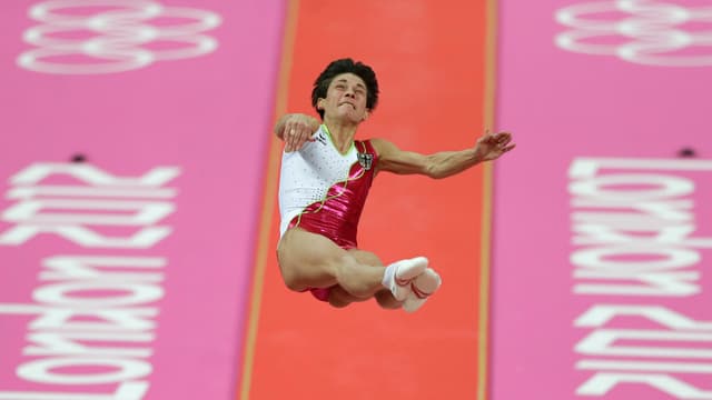 Oksana Tschussowitina nimmt Anlauf zum Sprung. Oksana Tschussowitina nimmt Anlauf zum Sprung.