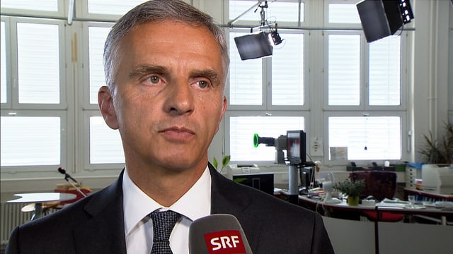 Didier Burkhalter im Interview. Didier Burkhalter im Interview.
