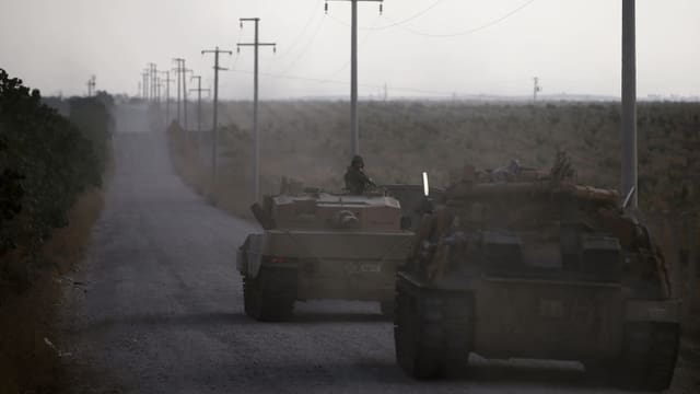 Türkische Panzer in Nordsyrien Türkische Panzer in Nordsyrien