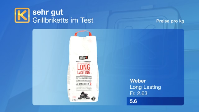 Briketts mit Testurteil sehr gut Briketts mit Testurteil sehr gut