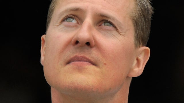 Porträt von Michael Schumacher.