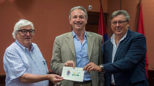 Tessiner Ständeratskandidat von Lega und SVP, Attilio Ghiggia. Tessiner Ständeratskandidat von Lega und SVP, Attilio Ghiggia.