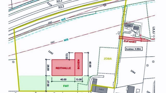 Plan da situaziun Untere Au a Cuira. Plan da situaziun Untere Au a Cuira.
