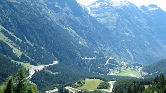 Blick übers Misox, hohe Berger Blick übers Misox, hohe Berger