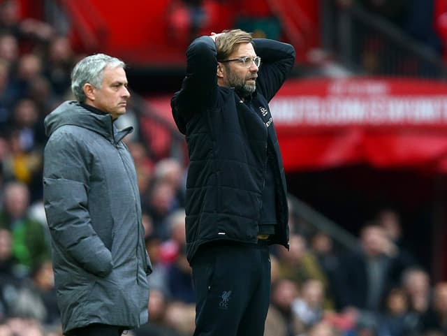 José Mourinho und Jürgen Klopp. José Mourinho und Jürgen Klopp.