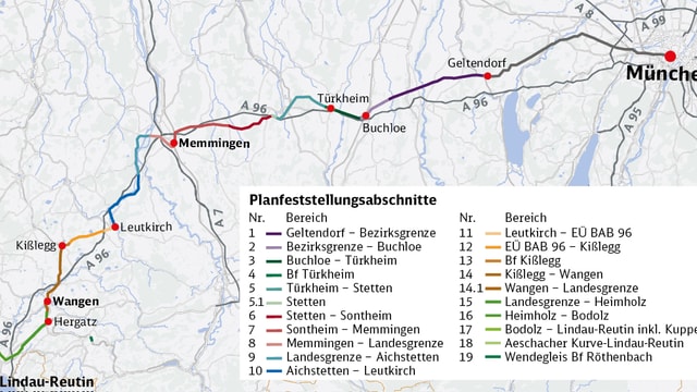 Zugverbindung München Lindau wird elektrisch. Zugverbindung München Lindau wird elektrisch.