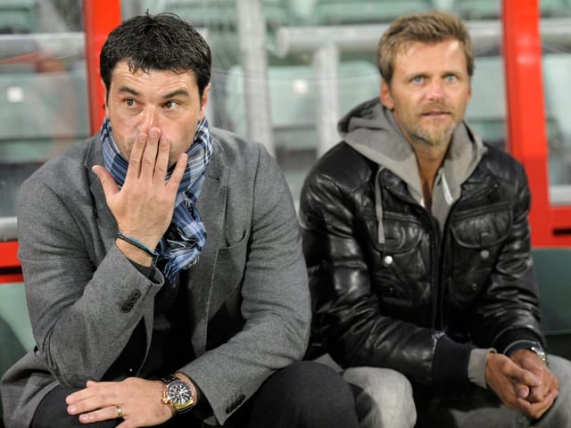 Ciriaco Sforza und Alain Sutter (rechts)