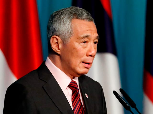 Singapurs Premierminister Lee Hsien Loong Singapurs Premierminister Lee Hsien Loong