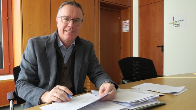 Porträt des Obwaldner CVP-Politikers Jürg Berlinger. Porträt des Obwaldner CVP-Politikers Jürg Berlinger.