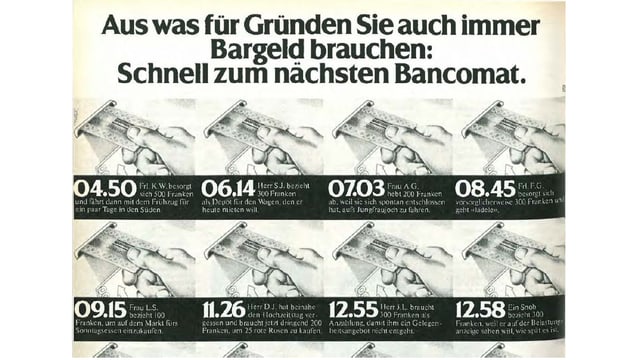 Reklame in der SI, 19. November 1979 Reklame in der SI, 19. November 1979