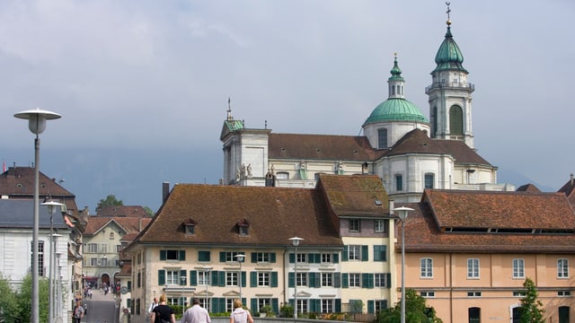 Die Kathedrale von Solothurn. Die Kathedrale von Solothurn.