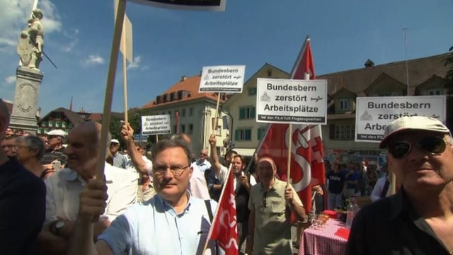 Demonstranten. Demonstranten.