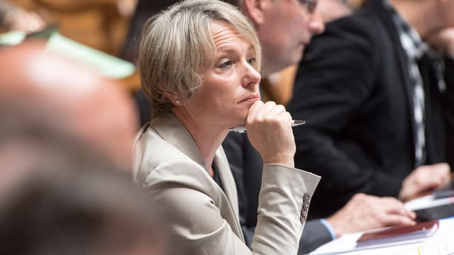 Elisabeth Schneider-Schneiter im Parlament Elisabeth Schneider-Schneiter im Parlament