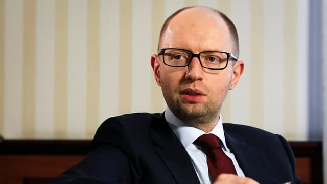 Der ukrainische Regierungschef Jazenjuk Der ukrainische Regierungschef Jazenjuk