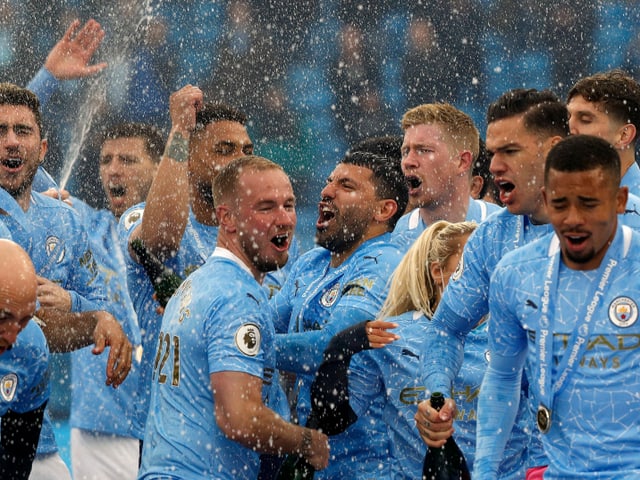 Die Spieler von Manchester City. Die Spieler von Manchester City.