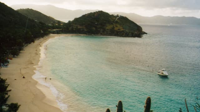 Sandstrand auf British Virgin Islands. Sandstrand auf British Virgin Islands.