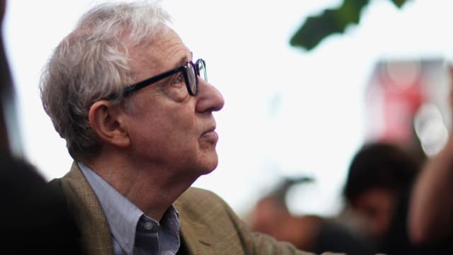 Woody Allen im Seitenprofil Woody Allen im Seitenprofil