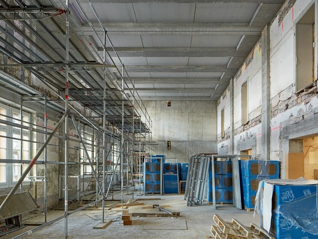 Baustelle Kaserne innen Baustelle Kaserne innen