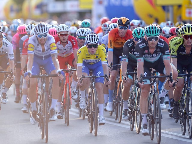 Remco Evenepoel während der Polen-Rundfahrt, die er als Gesamtsieger beendete. Remco Evenepoel während der Polen-Rundfahrt, die er als Gesamtsieger beendete.