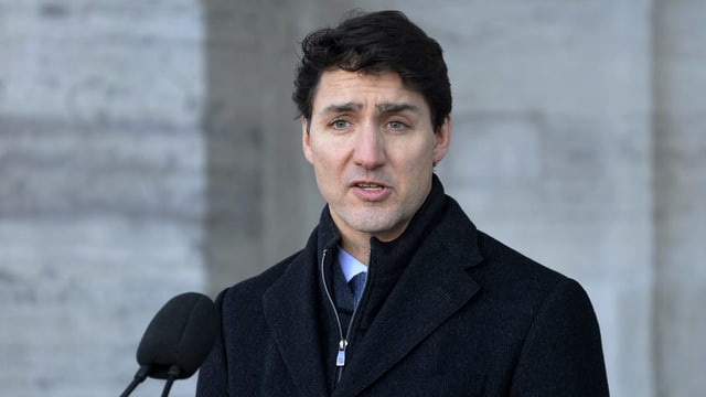 Der kanadische Premierminister Justin Trudeau Der kanadische Premierminister Justin Trudeau