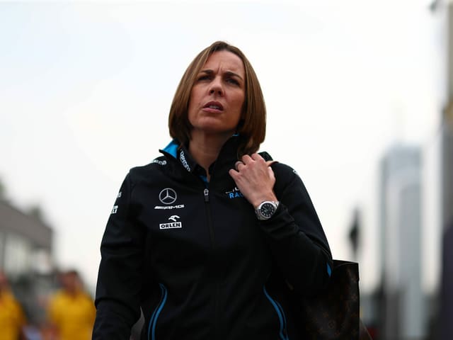 Williams-Teamchefin Claire Williams. Williams-Teamchefin Claire Williams.