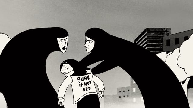 Video «Persepolis – Der Animationsfilm von Marjane Satrapi» abspielen Video «Persepolis – Der Animationsfilm von Marjane Satrapi» abspielen