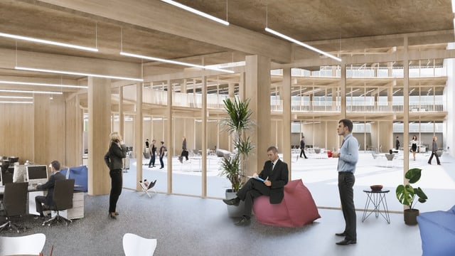 Innenansicht des Innoqube Swiss Innenansicht des Innoqube Swiss