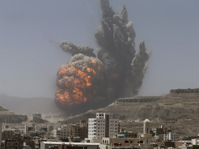 Luftschlag in Jemens Hauptstadt Sanaa Luftschlag in Jemens Hauptstadt Sanaa