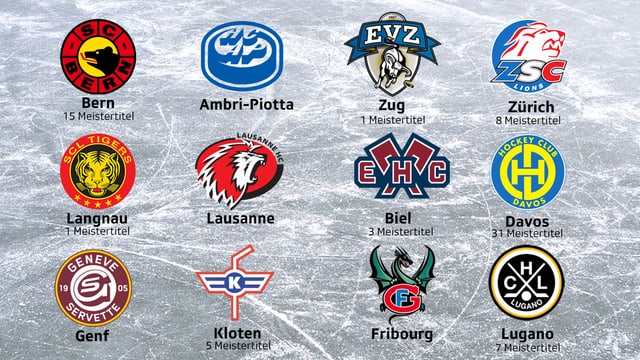 Die Mannschaften der Saison 2017/18 und ihre Anzahl Meistertitel Die Mannschaften der Saison 2017/18 und ihre Anzahl Meistertitel