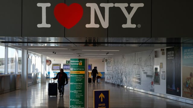 New York Airport. New York Airport.
