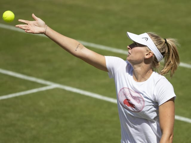 Jil Teichmann wäre als Weltnummer 63 für Wimbledon qualifiziert gewesen. Jil Teichmann wäre als Weltnummer 63 für Wimbledon qualifiziert gewesen.