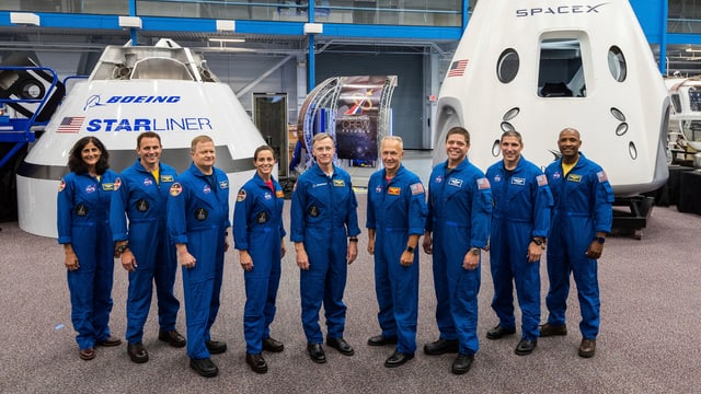 Diese US-Astronauten stehen für den Beginn einer neuen Ära bei der NASA. Diese US-Astronauten stehen für den Beginn einer neuen Ära bei der NASA.