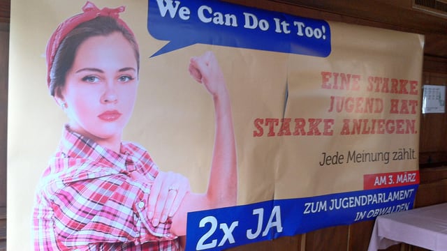 Abstimmungsplakat zum Jugendparlament Abstimmungsplakat zum Jugendparlament