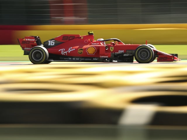 In den Trainings konnten Charles Leclerc (im Bild) und Sebastian Vettel die Mercedes-Fahrer abhängen. In den Trainings konnten Charles Leclerc (im Bild) und Sebastian Vettel die Mercedes-Fahrer abhängen.