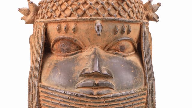 Messingkopf aus Benin Messingkopf aus Benin