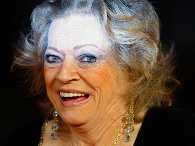 Nahaufnahme von Anita Ekberg. Nahaufnahme von Anita Ekberg.