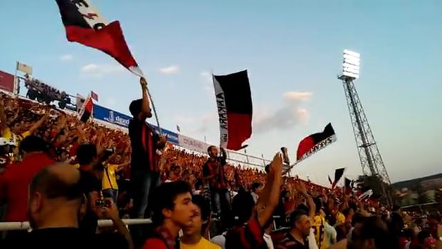 Fans von Eskişehirspor. Fans von Eskişehirspor.