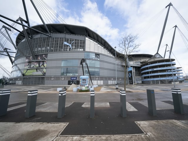 Stadion von Manchester City. Stadion von Manchester City.
